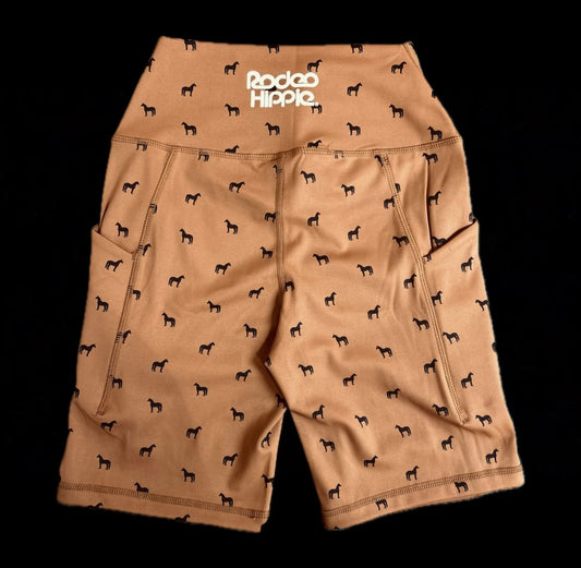 HORSE BIKER SHORTS