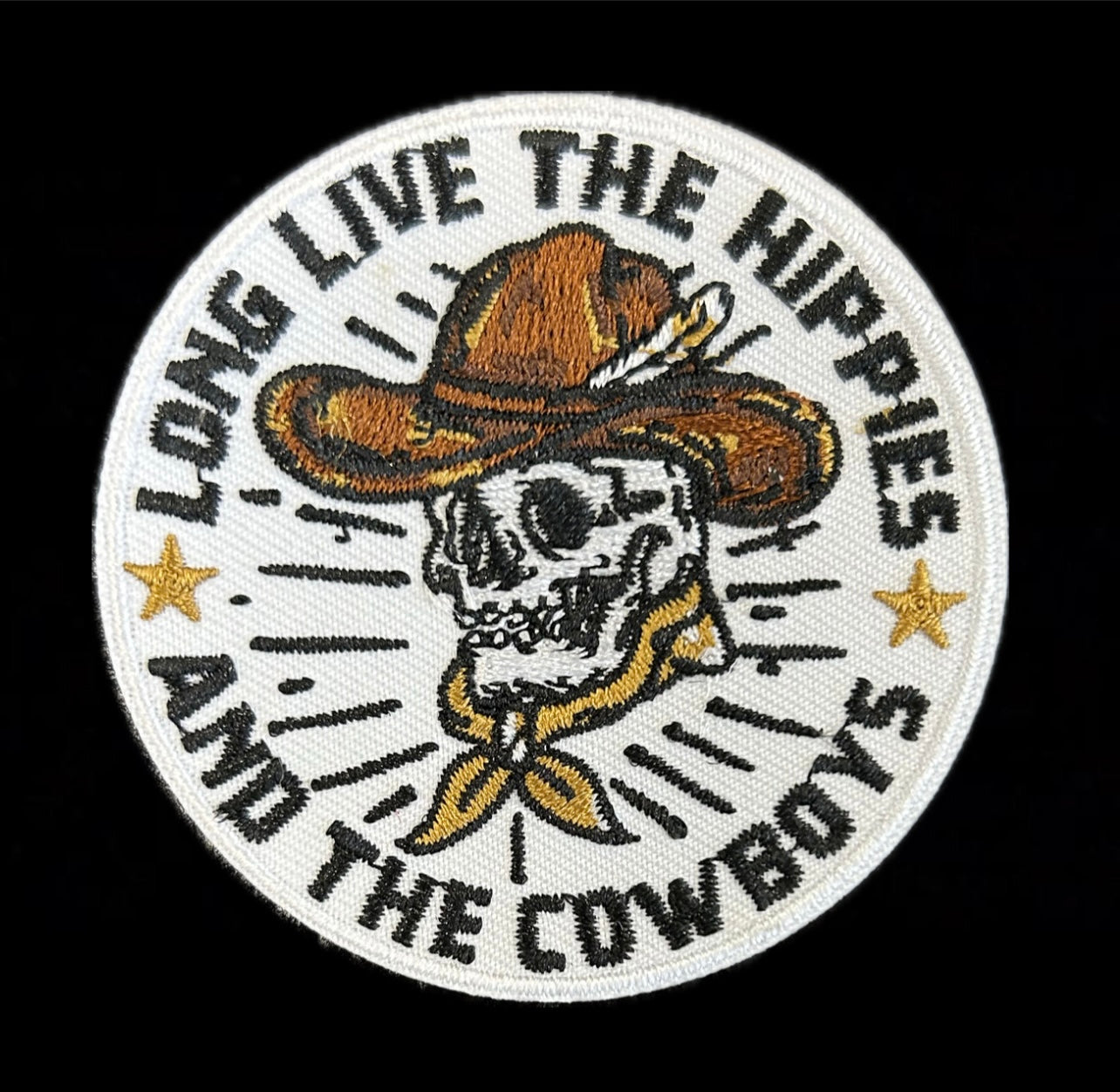 HIPPIES AND COWBOYS PATCH