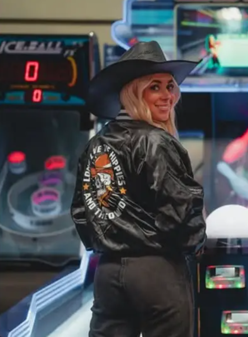 HIPPIES AND COWBOYS SATIN JACKET