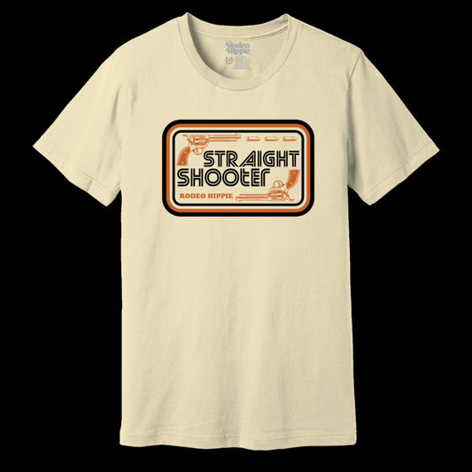 STRAIGHT SHOOTER TEE NATURAL