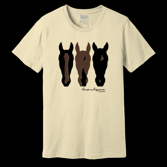 HORSE WHISPERER TEE NATURAL