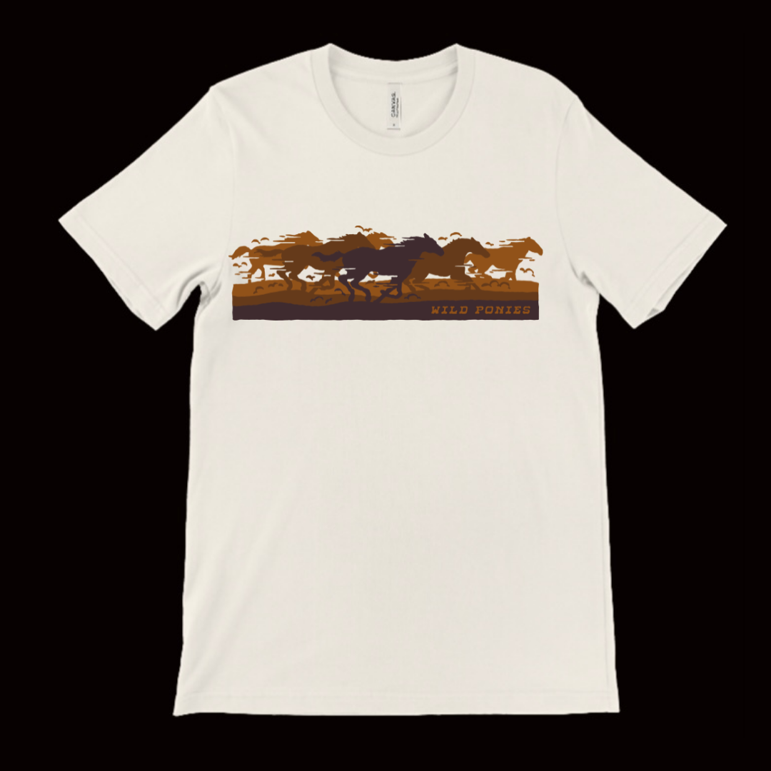 WILD PONIES TEE NATURAL