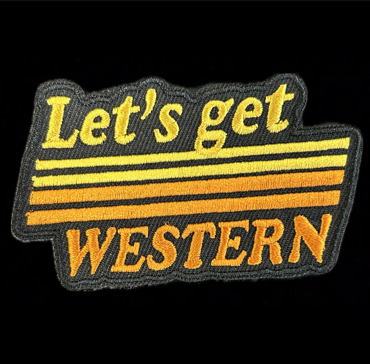 LET'S GET WESTERN PATCH