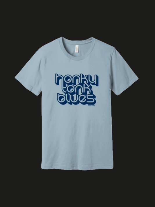 HONKY TONK BLUES TEE LIGHT BLUE