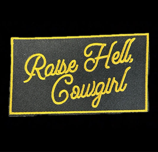 RAISE HELL COWGIRL PATCH