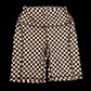 CHECKERED BIKER SHORTS