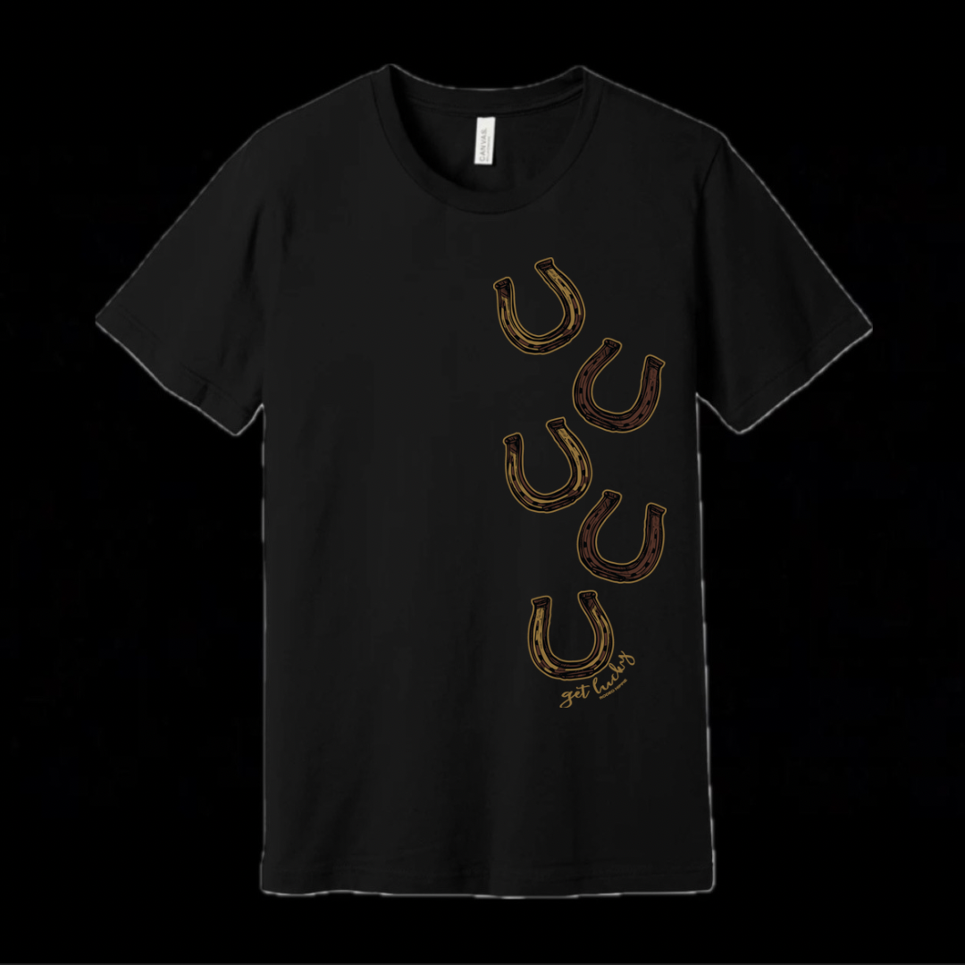GET LUCKY TEE BLACK