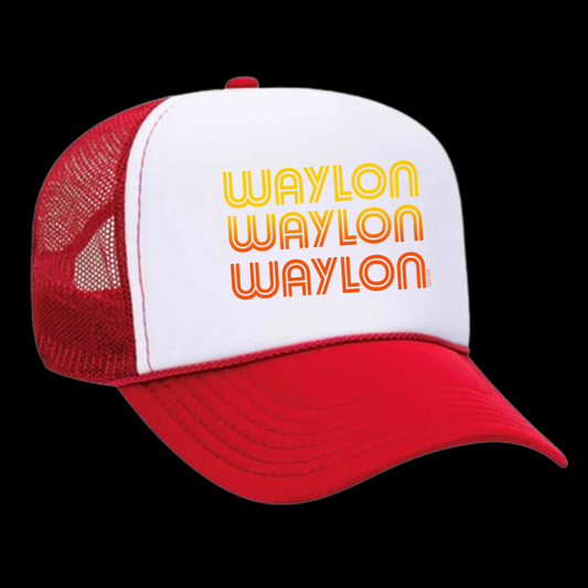 WAYLON FOREVER TRUCKER RED/WHITE