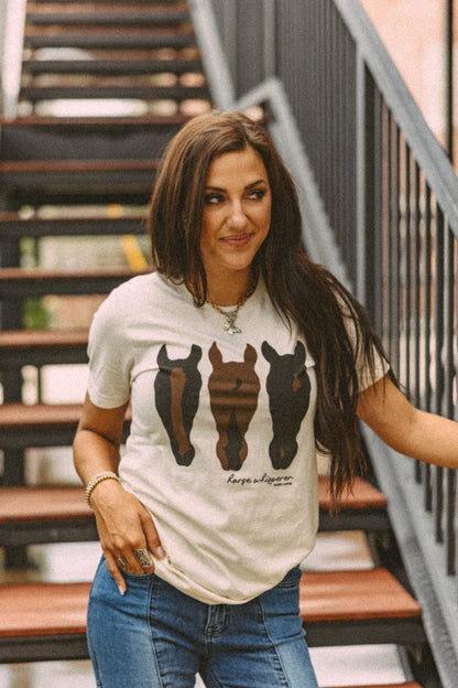 HORSE WHISPERER TEE NATURAL