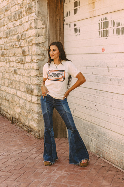 STRAIGHT SHOOTER TEE NATURAL