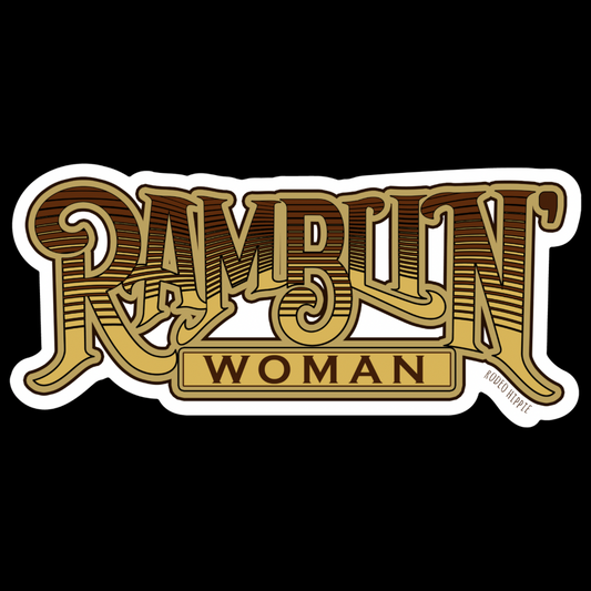 RAMBLIN' WOMAN STICKER