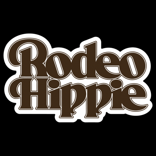 RODEO HIPPIE STICKER