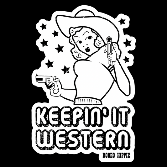 KEEPIN' IT WESTERN STICKER