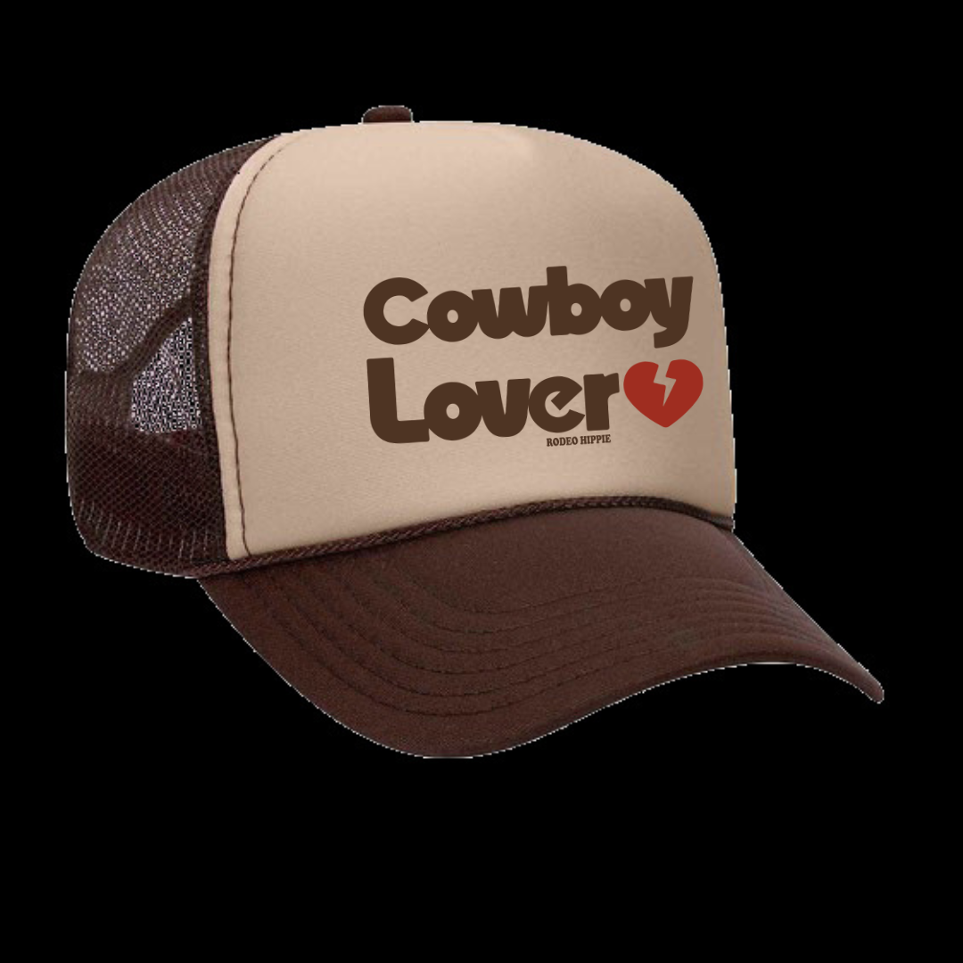 COWBOY LOVER TRUCKER BROWN/TAN