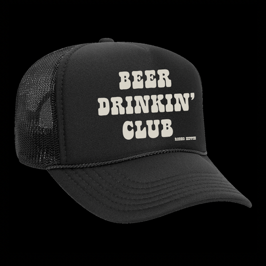 BEER DRINIKIN' CLUB  BLACK TRUCKER