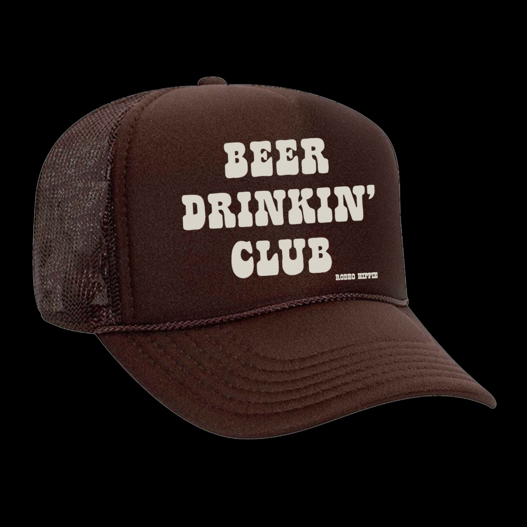 BEER DRINKIN' CLUB BROWN TRUCKER