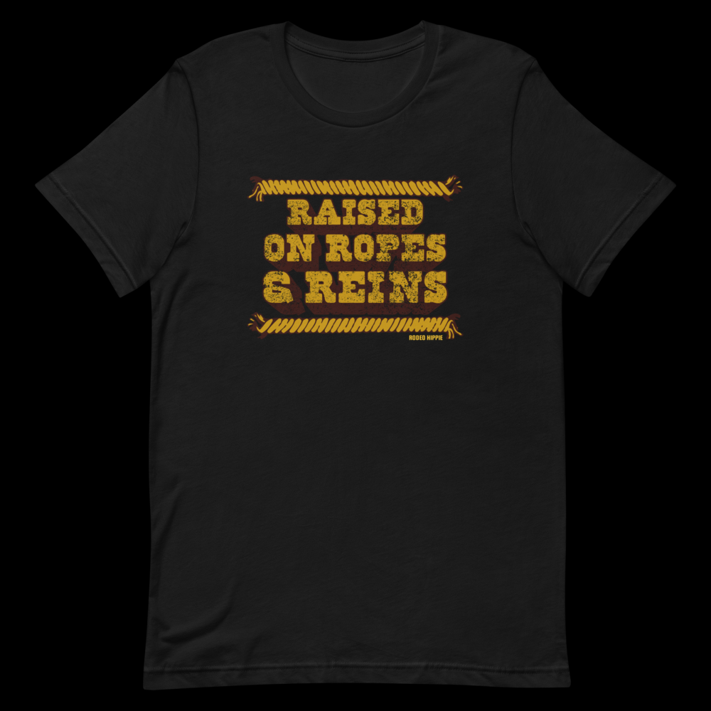 RAISED ON ROPES AND REINS TEE
